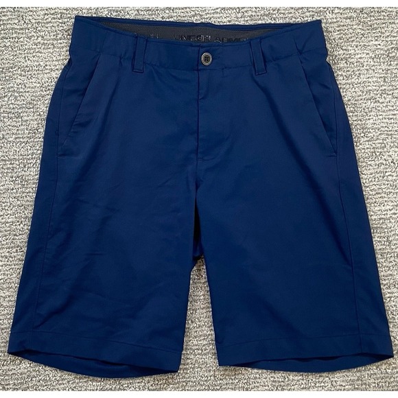 Under Armour Men's 30 Blue Match Play Stretch Waist Golf Shorts 10"‎ Inseam - Picture 1 of 6